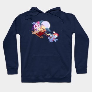 Rainbow Dashing Thru the Snow! Hoodie